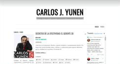 Desktop Screenshot of carlosyunen.com